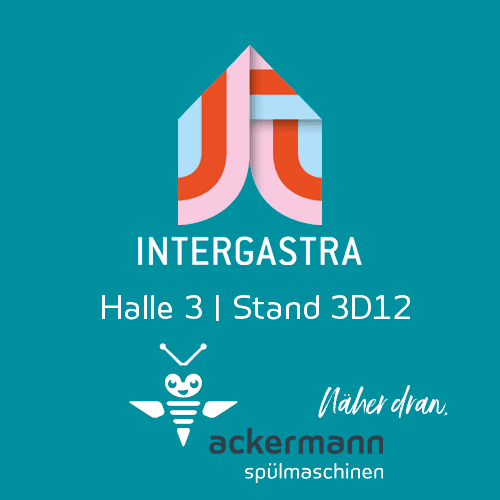 Ackermann Spülmaschinen auf der Intergastra 2026